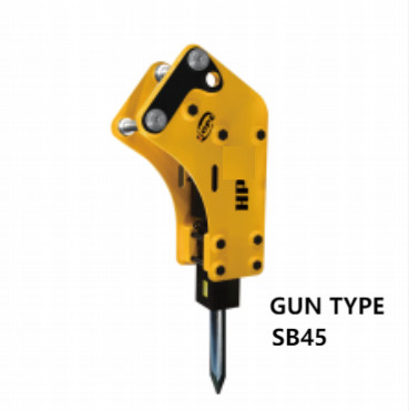 Anwendbares Geschütztyp GROCK EXCAVATOR HYDRAULIC BREAKER ALLOY STEEL SB 45 1,2 bis 3 Tonnen für den Bagger DOOSAN