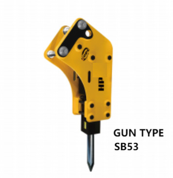 Anwendbares Geschütztyp GROCK EXCAVATOR HYDRAULIC BREAKER ALLOY STEEL SB 53 2-3,5 Tonnen für die Bagger SANY, XCMG und DOOSAN