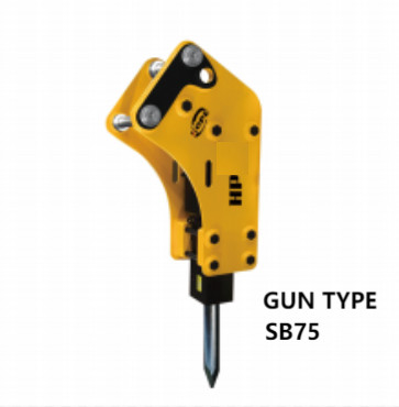 Anwendbares Geschütztyp GROCK EXCAVATOR HYDRAULIC BREAKER ALLOY STEEL SB 75 4,5 bis 7 Tonnen für den Bagger SANY