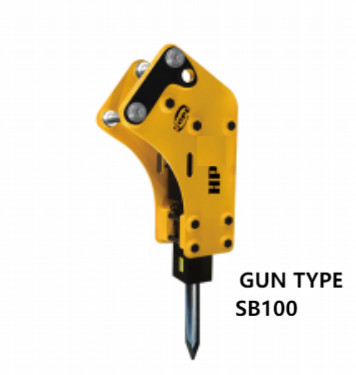 GESCHÄFTIGER Pistolentyp GREISENBAUER HYDRAULISCHER BRENKER ALLOY STEEL SB 100 10-15 TONNEN FÜR BEBEURER SANY, XCMG, LIUGONG